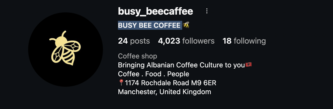 Busy Bee Coffee: A Taste of Albanian Tradition