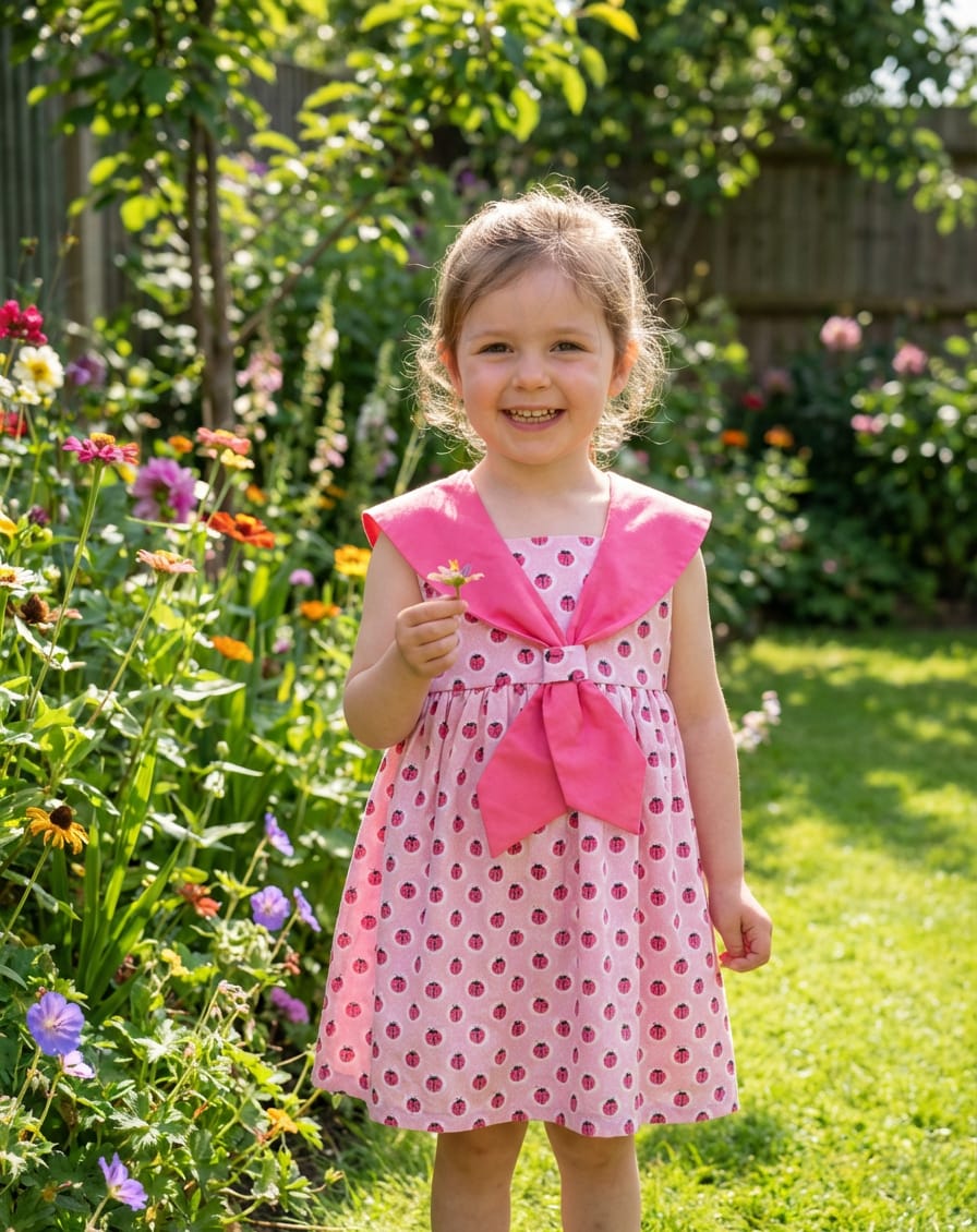 Pink one-of-a-kind dress